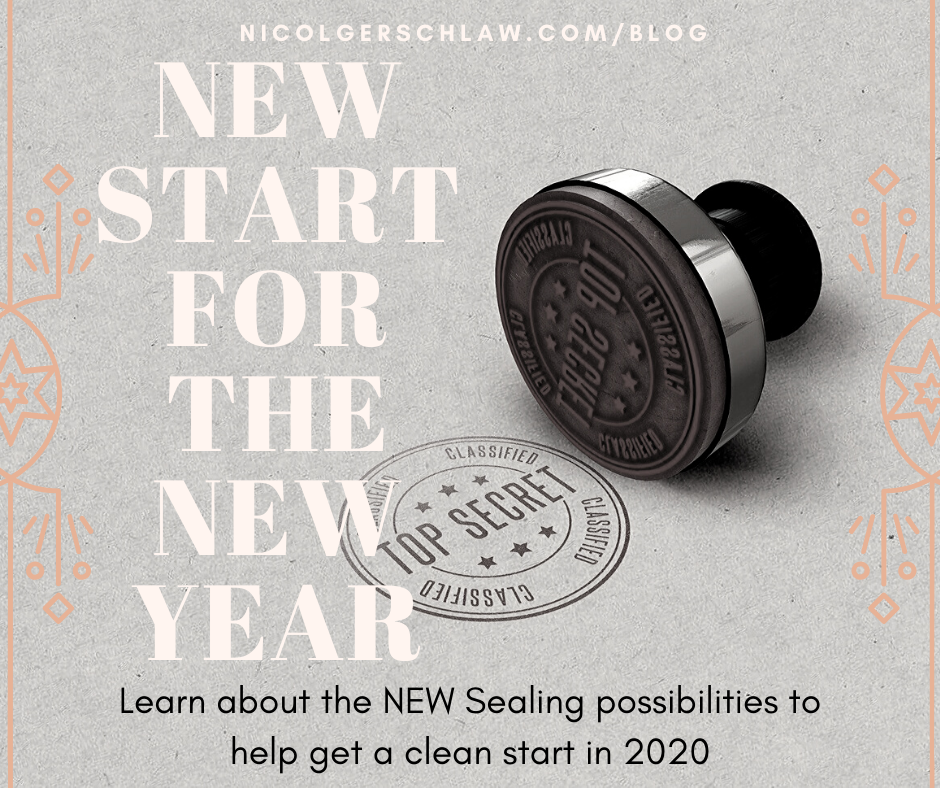 New Start for the New Year; Learn About the New Sealing Possibilities To Help Get a Clean Start in 2020; Colorado Lawyer Team Blog; Top Secret Stamp; Confidentiality