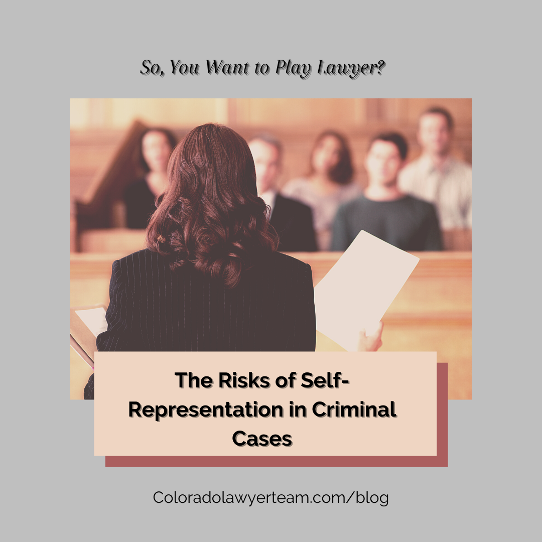 Risks of Self-Representation