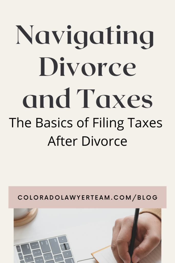 Navigating Divorce and Taxes
