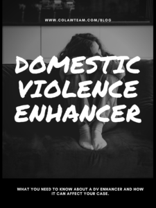 Woman on a couch with her head on her knees in stocking feet and with disheveled hair. Domestic Violence Enhancer. What you need to know about a DV enhancer and how it affects your case